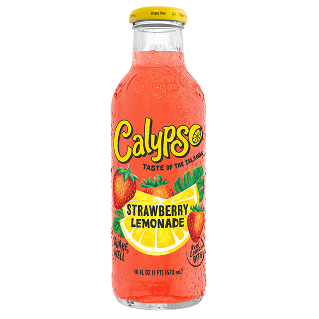 CALYPSO STRAWBERRY LEMONADE 473ml (12 PACK)