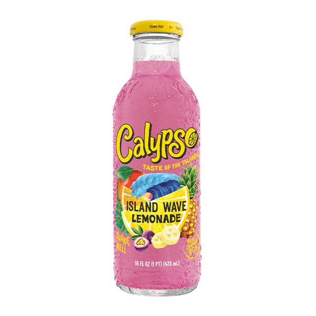 CALYPSO ISLAND WAVE LEMONADE 473ml (12 PACK)