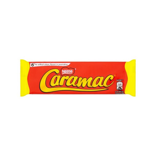 Nestle Caramac Caramel Chocolate Bar 30g 48 Pack