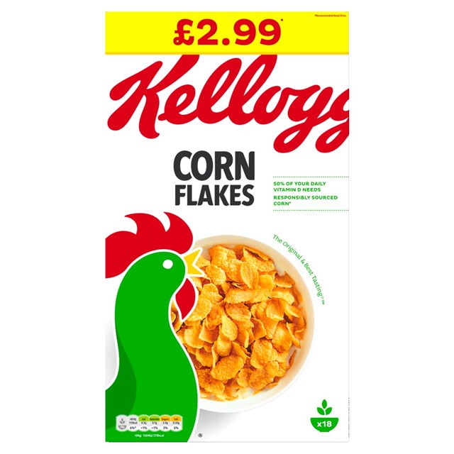 KELLOGGS £2.99 CORN FLAKES