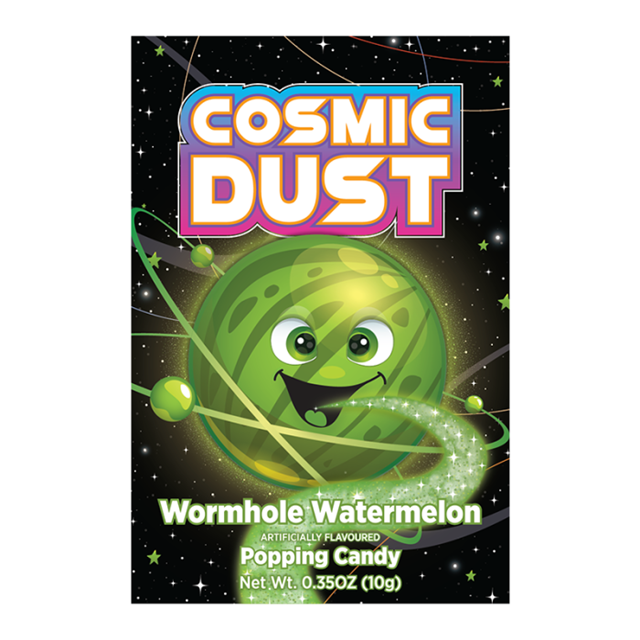 Cosmic Dust Popping Candy Wormhole Watermelon 10g 32 Pack