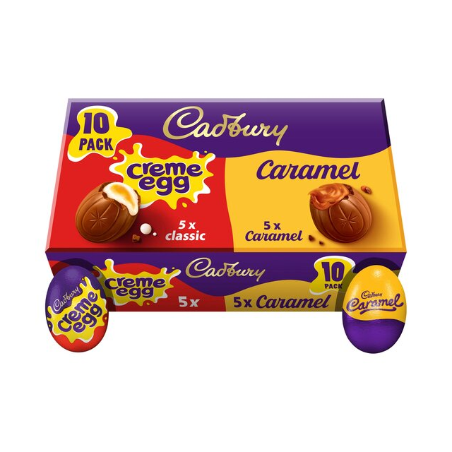 Cadburys Creme Egg & Caramel Egg 10 Pack