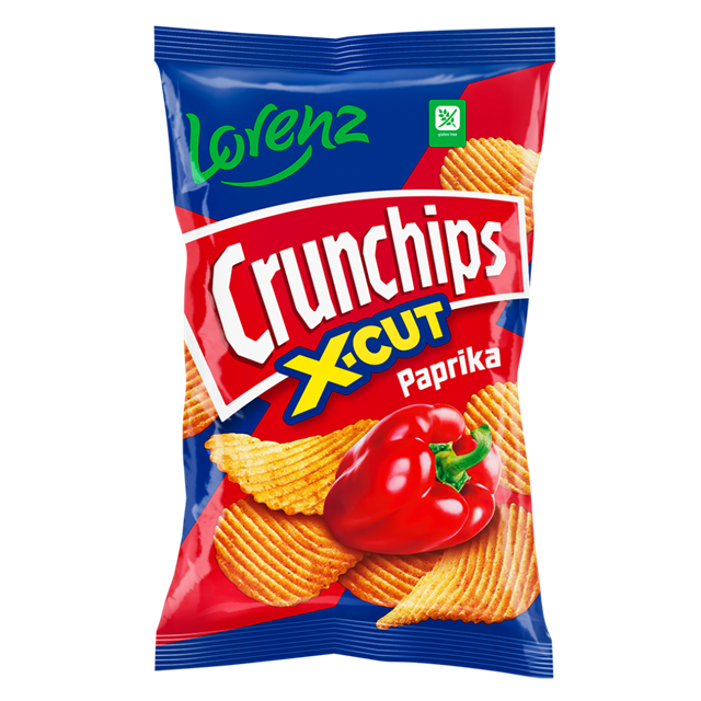 Lorenz Crunchips X-Cut Paprika 75g (12 Pack)