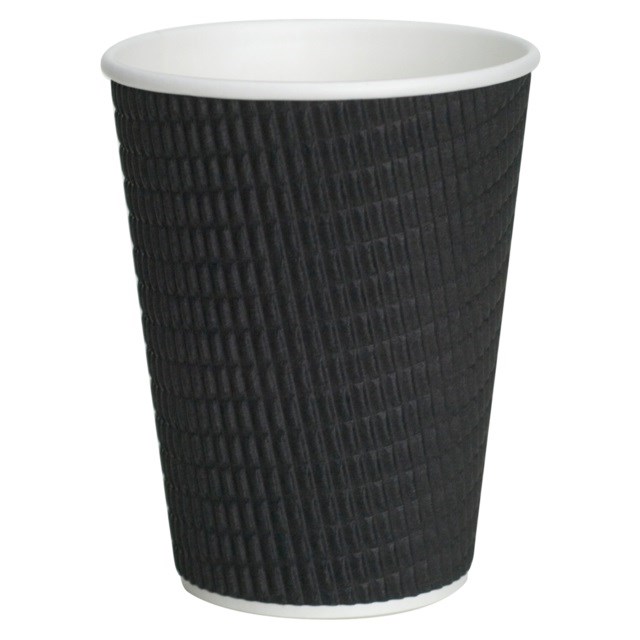 RIPPLE CUP 12OZ - BLACK