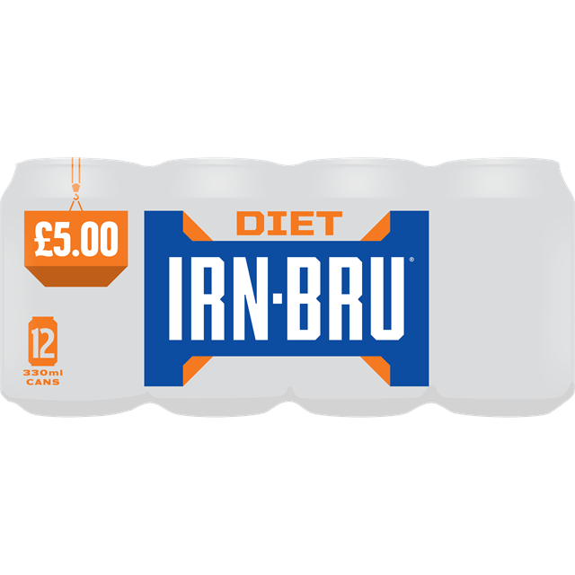 Barrs Diet Irn Bru 330ml Cans 2 x 12 Pack £5.00