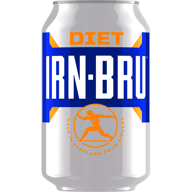 Barrs Diet Irn Bru 330ml 24 Pack