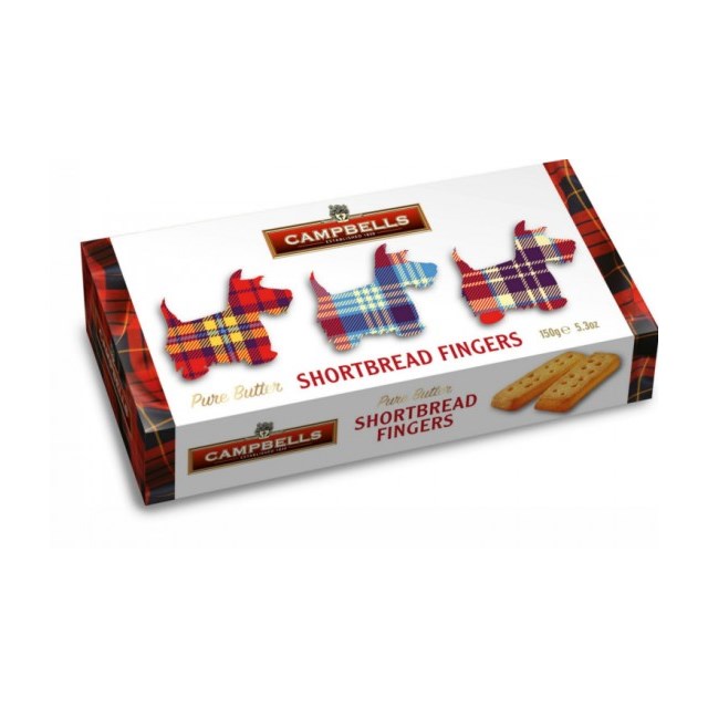 CAMPBELLS TARTAN DOG CARTON