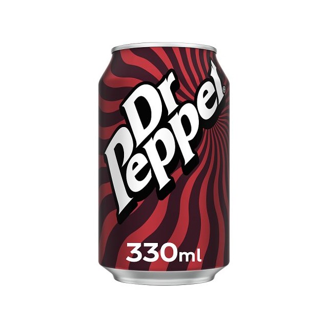 DR PEPPER CANS 330ml GB (24 PACK)