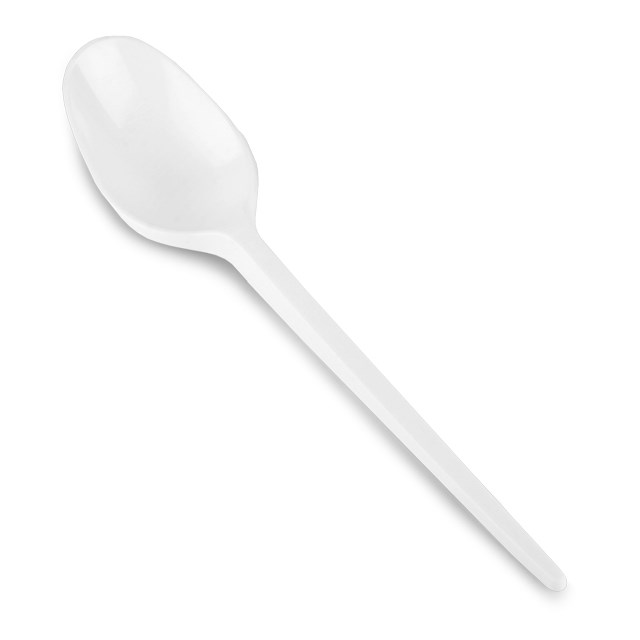 PLASTIC DESSERT SPOON