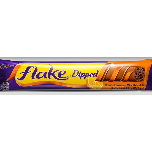 (DUBAI IMPORT) FLAKE DIPPED ORANGE 32g (12 PACK)