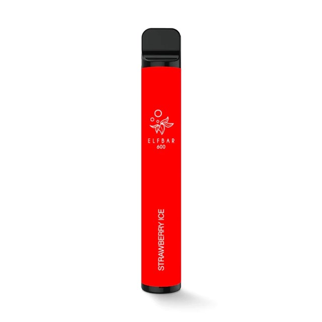 ELF BAR STRAWBERRY ICE DISPOSABLE POD 600 PUFFS (10 Pack)