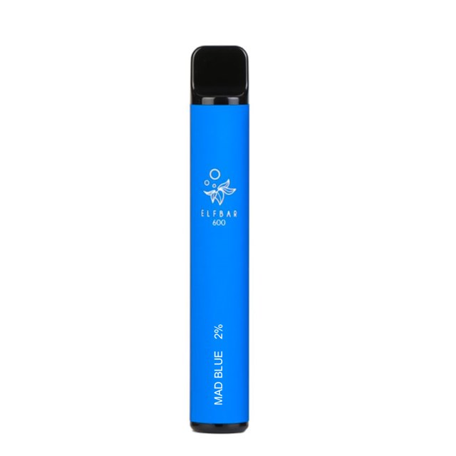 ELF BAR MAD BLUE DISPOSABLE POD 600 Puffs (10 Pack)