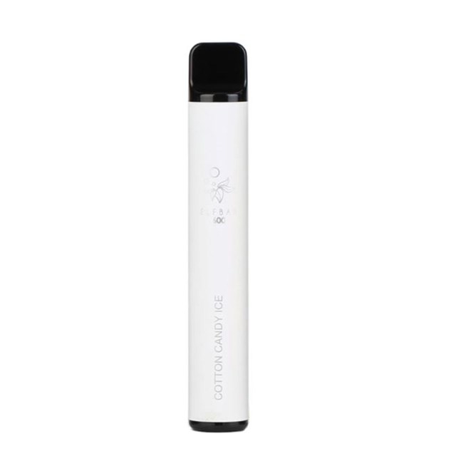 ELF BAR COTTON CANDY ICE DISPOSABLE POD 600 Puffs (10 Pack)