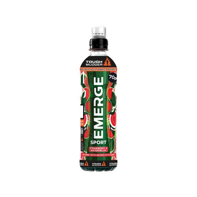 Emerge Sports Drink Strawberry & Watermelon 500ml 70p 12 Pack