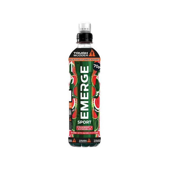 Emerge Sports Drink Strawberry & Watermelon 500ml 70p (12 Pack)