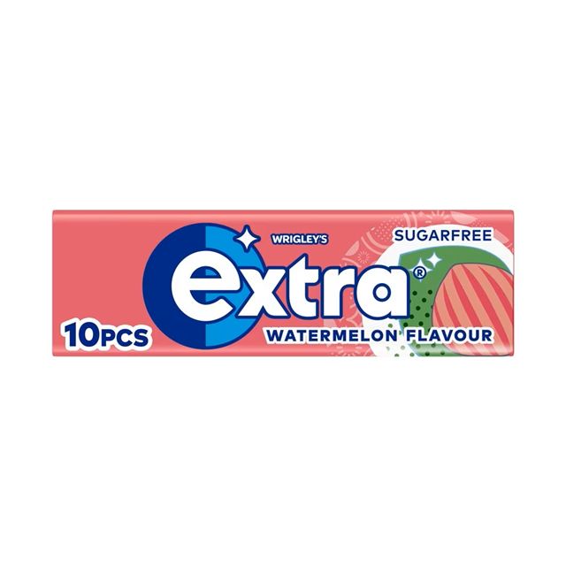 Wrigleys Extra Watermelon Sugar Free Gum 30 x 10 Piece Packs