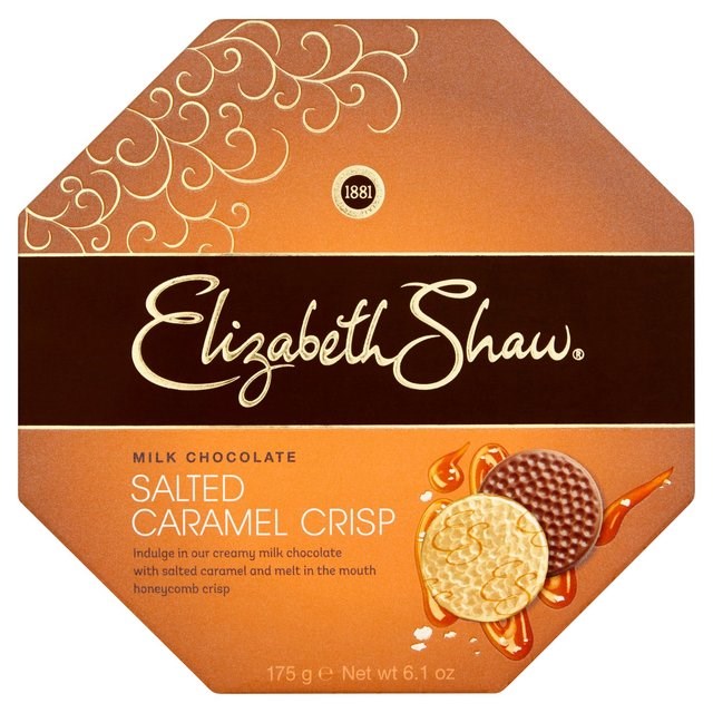 ELIZABETH SHAW SALTED CARAMEL CRISP 175g