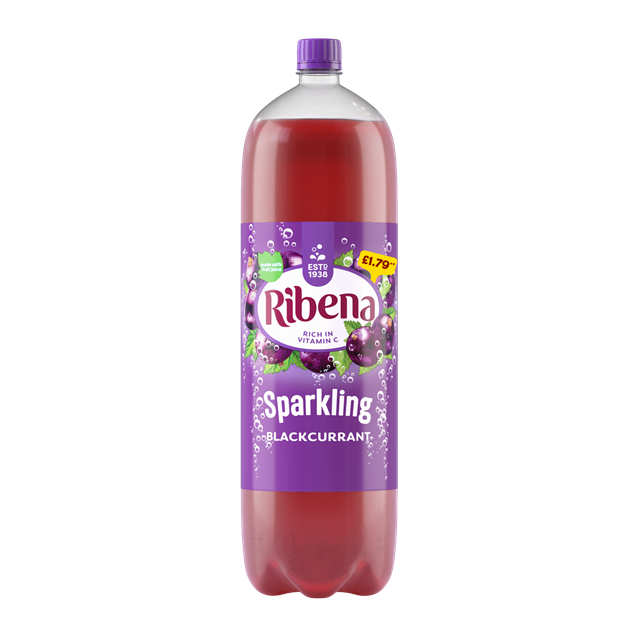 RIBENA SPARKLING BLACKCURRANT £1.79