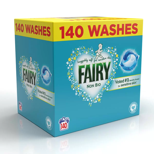 Fairy Non Bio Pods 140 Washes for Sensitive Skin