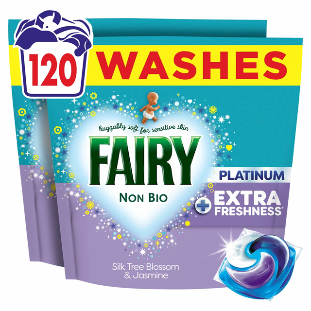 Fairy Non Bio Pods 120 Washes for Sensitive Skin