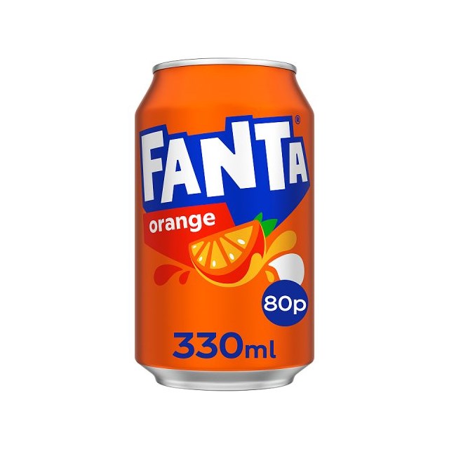 Fanta Orange 330ml 75p (24 Pack)