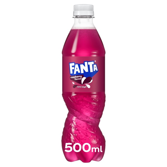 Fanta Raspberry Zero Sugar 500ml 12 Pack