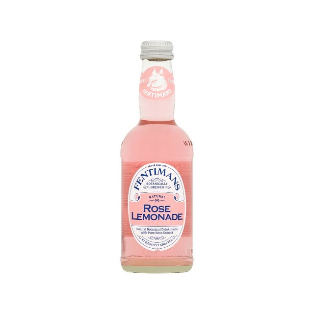 Fentimans Rose Lemonade Glass Bottle 275ml (12 Pack)