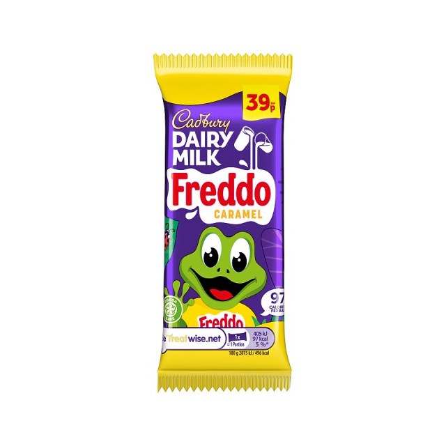 Cadburys Dairy Milk Freddo Caramel 19.5g 60 Pack 39p