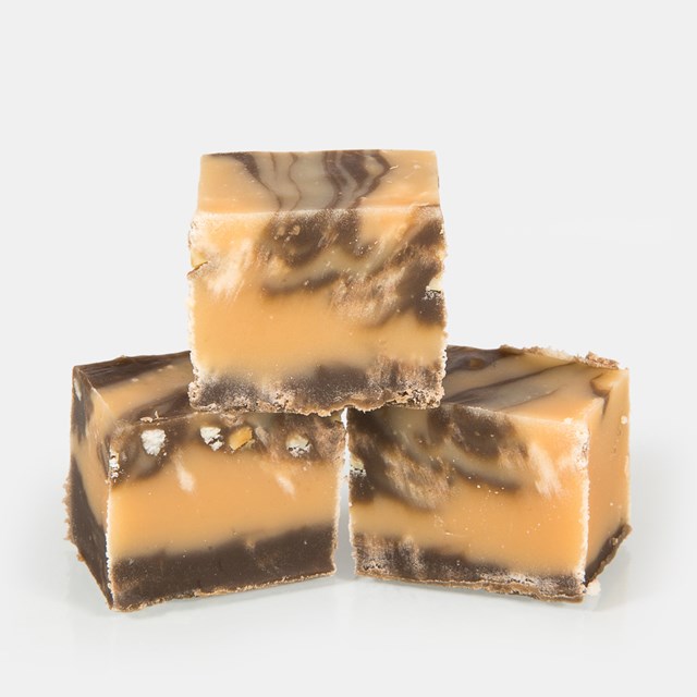 FUDGE FACTORY PEANUT BUTTER NUTELLA FUDGE 2 kilo TUB