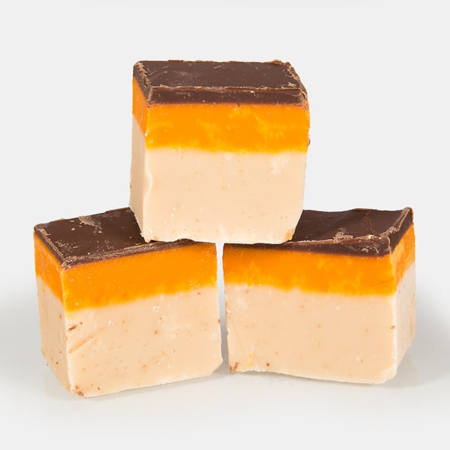 FUDGE FACTORY JAFFA CAKE FUDGE 2 kilo TUB