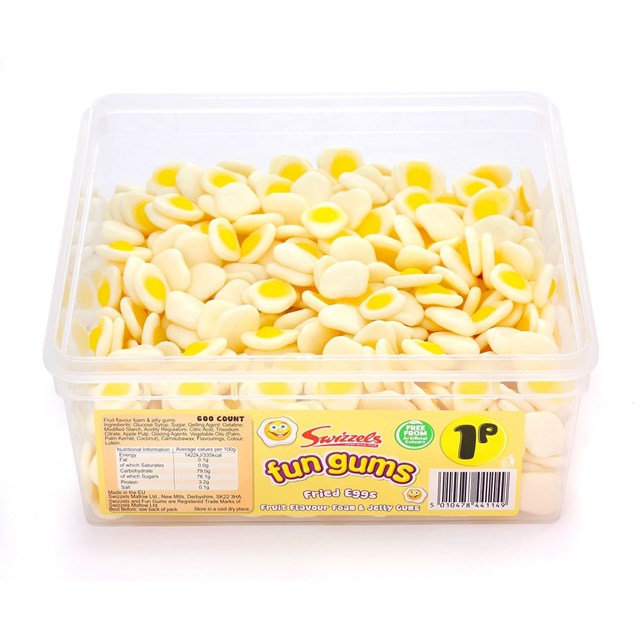 SWIZZELS TUBS 1P FRIED EGGS