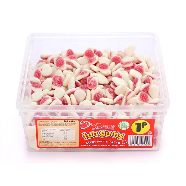 SWIZZELS TUBS 1P STRAWBERRY TARTS