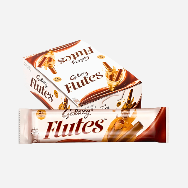 Galaxy Milk Chocolate Flutes 22.5g 12 Pack