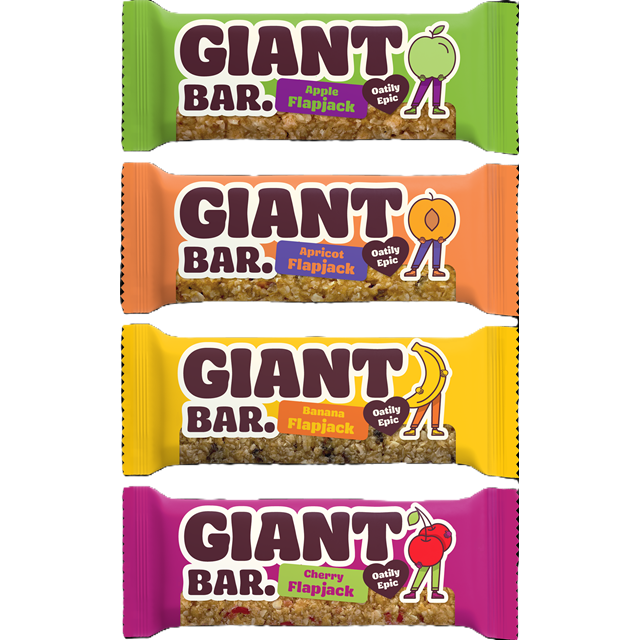 Giant Bar Flapjack Fruit Mix 90g 20 Pack