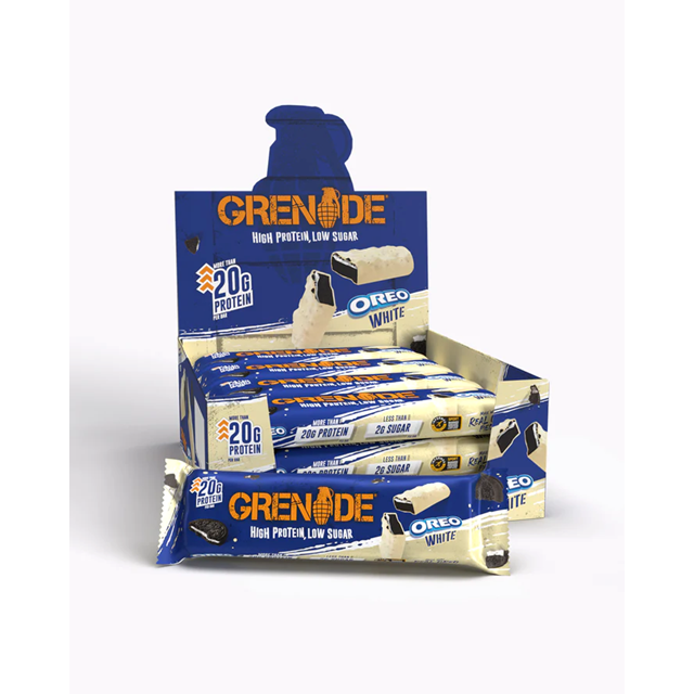 Grenade Protein Bar Oreo White Chocolate 60g (12 Pack)