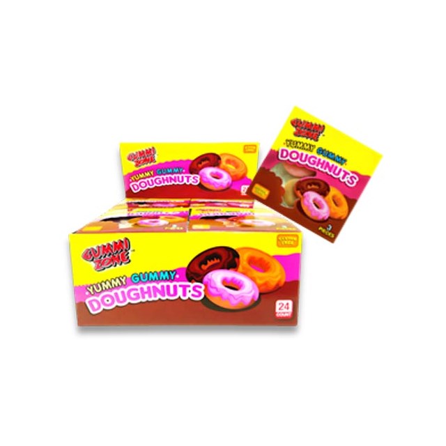 Gummi Zone Doughnuts 21g 24 Pack
