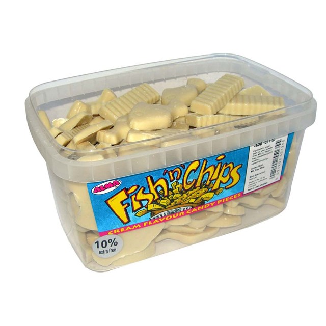 ALMA WHITE CHOCOLATE FISH & CHIPS 5p