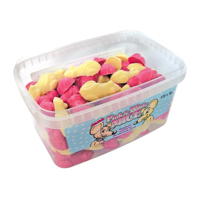 ALMA PINK & WHITE MICE 5p