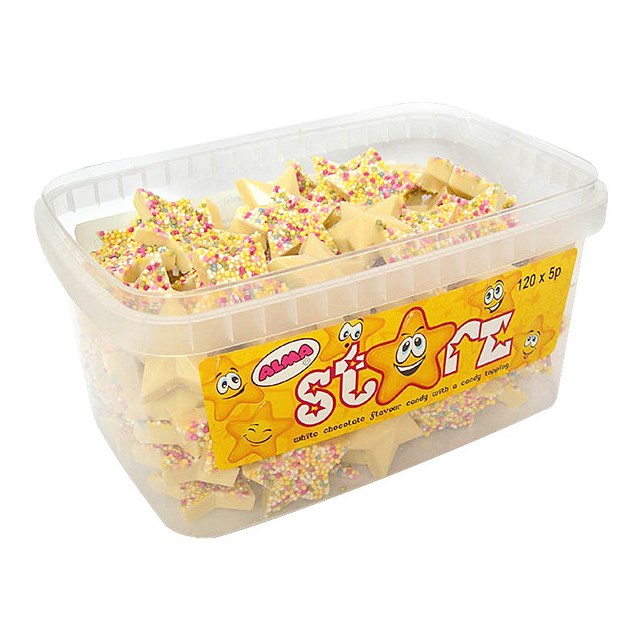 ALMA STARZ WHITE CHOCOLATE 5p