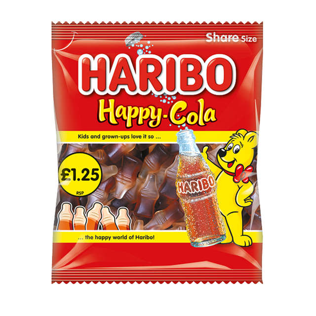 Haribo Happy Cola 140g £1.25 (12 Pack)