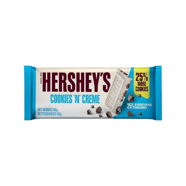 Hersheys Cookies N Creme 90g 24 Pack