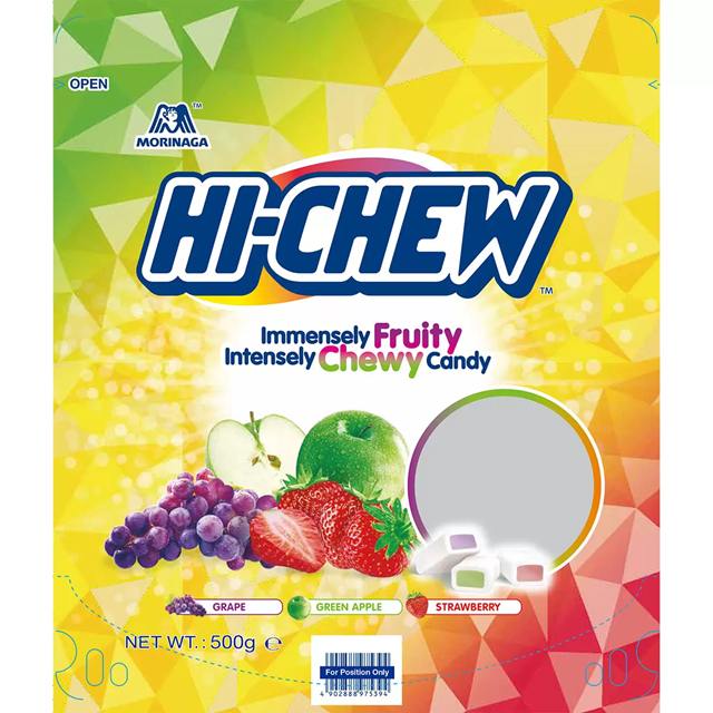 Hi-Chew Immensely Fruity Intensely Chewy Candy 500g