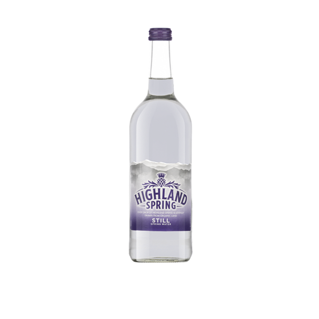 Highland Spring Still Water Glass Bottle 750ml (12 Pack)