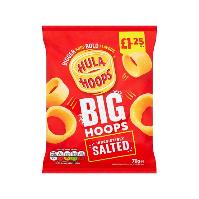 Hula Hoops Original 70g £1.25 (20 Pack)