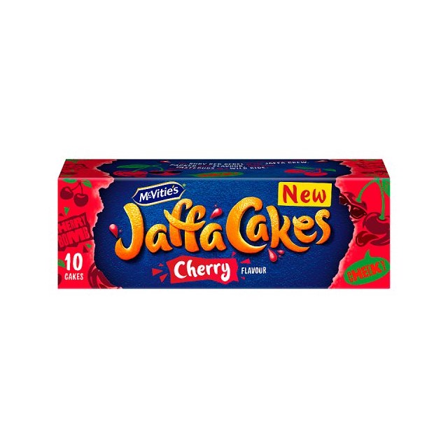 MCVITIES JAFFA CAKES CHERRY 150g (12 PACK)