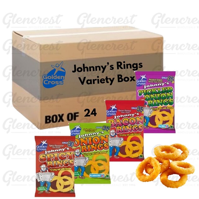 Golden Cross Johnny's Variety Box 22g 24 Pack