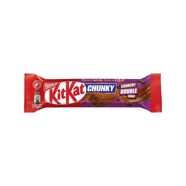 Kit Kat Chunky Crunchy Double Choc 42g 24 Pack