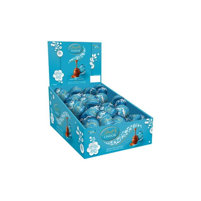 Lindt Lindor Eggs Salted Caramel 28g (48 Pack)