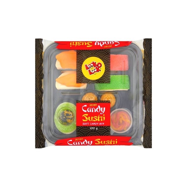 Look O Look Mini Candy Sushi 100g (12 Pack)