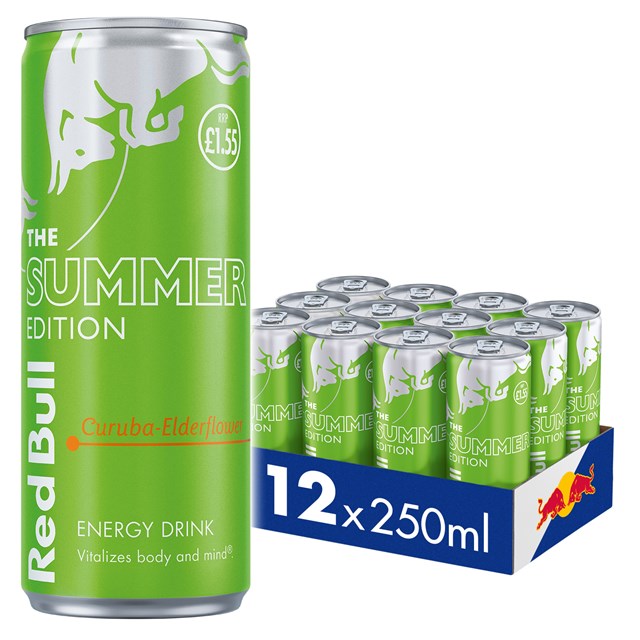 Red Bull Energy Drink Editions Curuba Summer 250ml £1.55 12 Pack